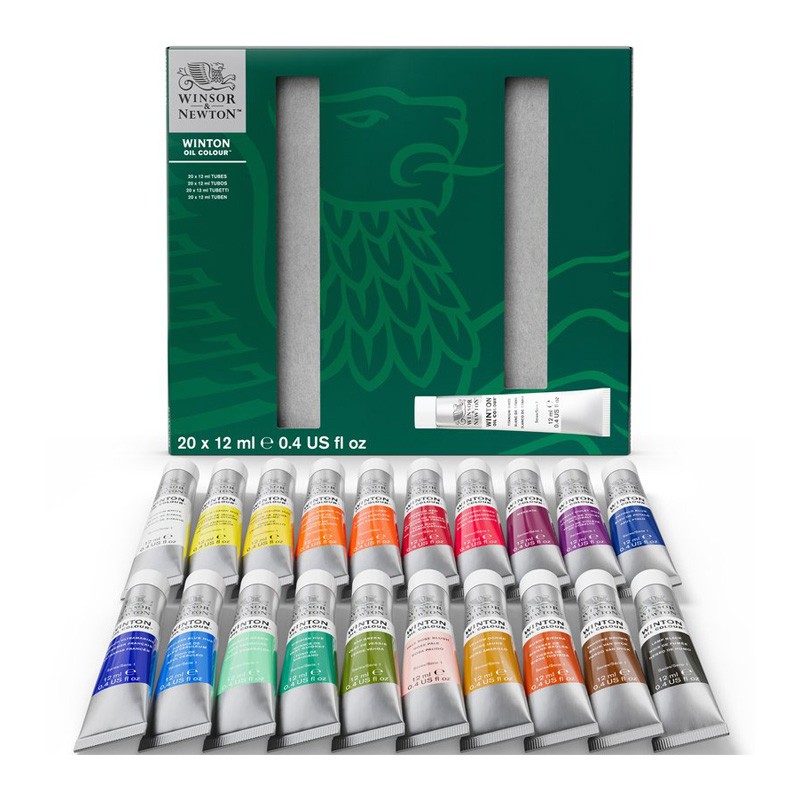 Winsor & Newton Olio Winton Set 20 tubi da 12ml