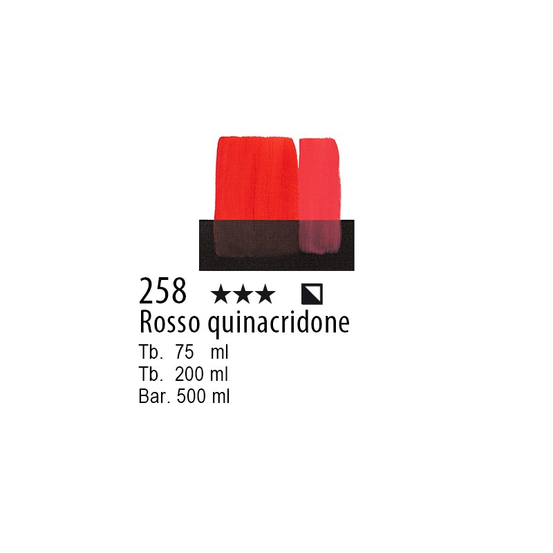 258 - Maimeri Acrilico Rosso quinacridone