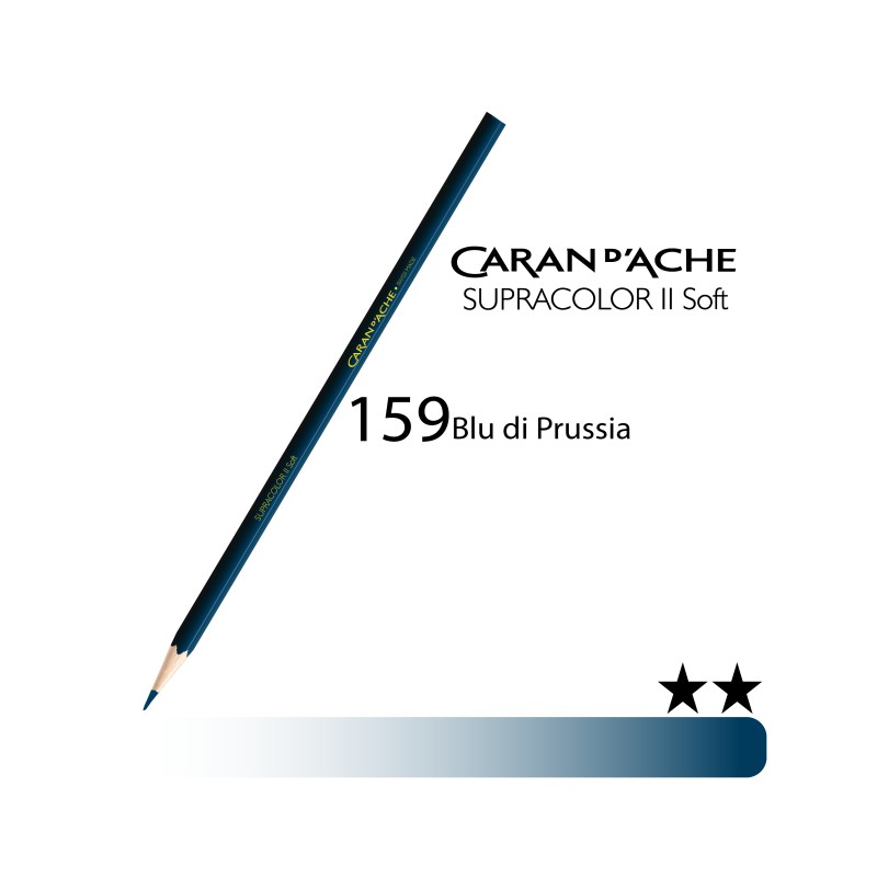 159 - Caran d'Ache matita acquerellabile Supracolor Blu di Prussia