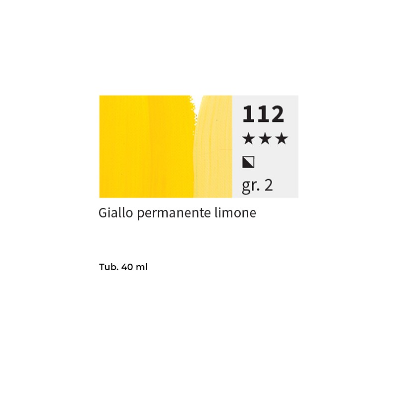 112 - Maimeri Olio Puro Giallo Permanente Limone