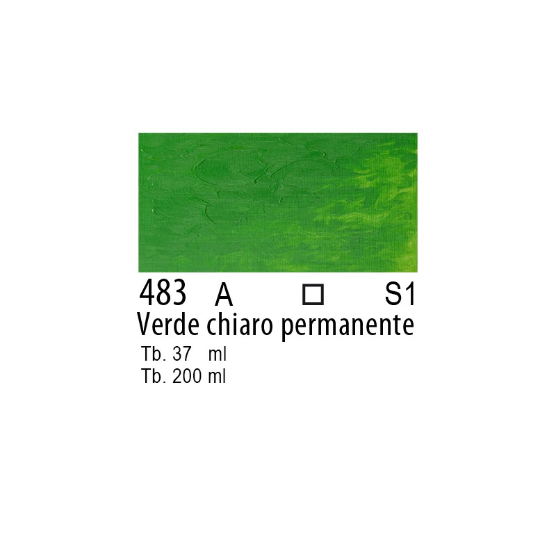 483 - Winsor & Newton Olio Winton Verde permanente chiaro