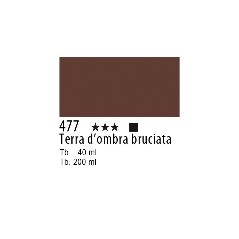 477 - Lefranc Olio Fine Terra d'ombra bruciata