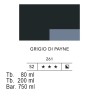 261 - Lefranc acrilico fine grigio di payne