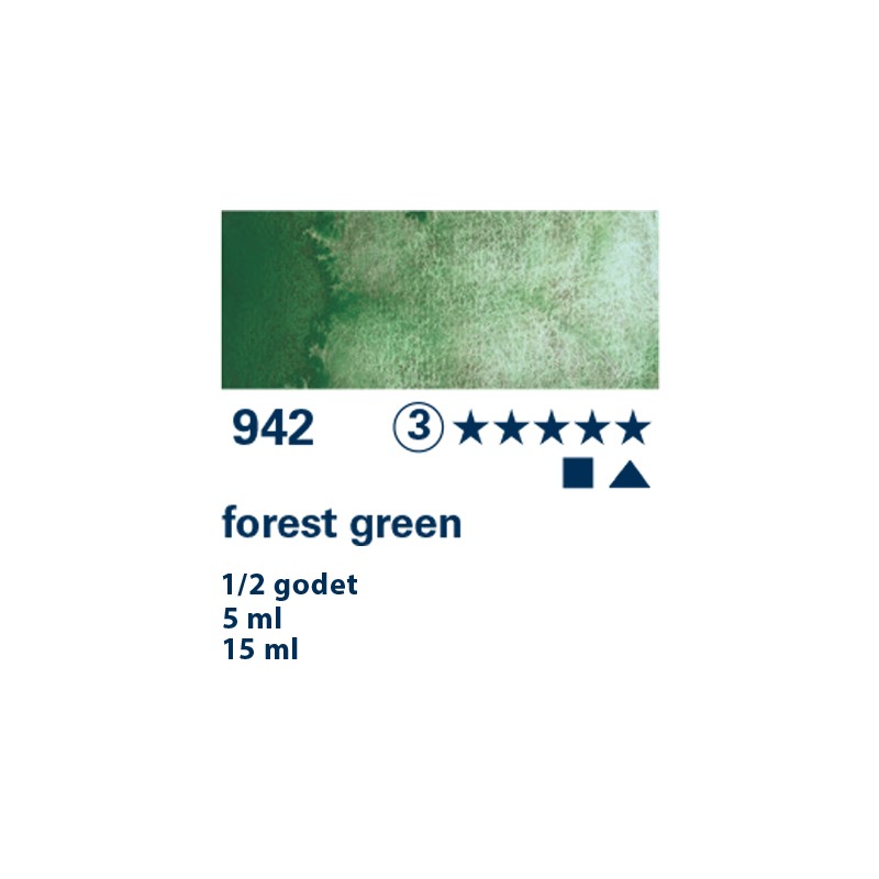 942 - Schmincke Acquerello Horadam Supergranulato verde bosco