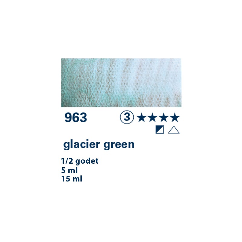 963 - Schmincke Acquerello Horadam Supergranulato verde ghiacciaio
