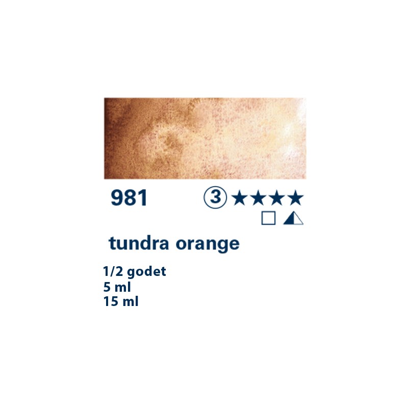 981 - Schmincke Acquerello Horadam Supergranulato arancio tundra