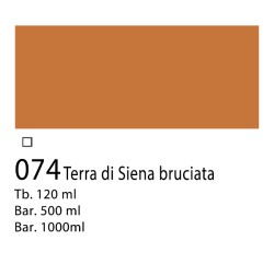 074 - Winsor & Newton Acrilico Galeria Terra Di Siena Bruciata