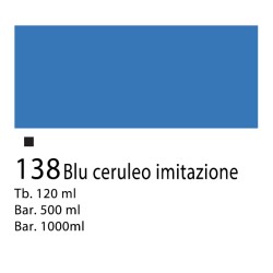 138 - Winsor & Newton Acrilico Galeria Blu Ceruleo Imitazione