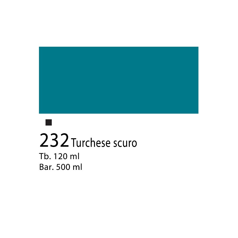 232 - Winsor & Newton Acrilico Galeria Turchese Scuro