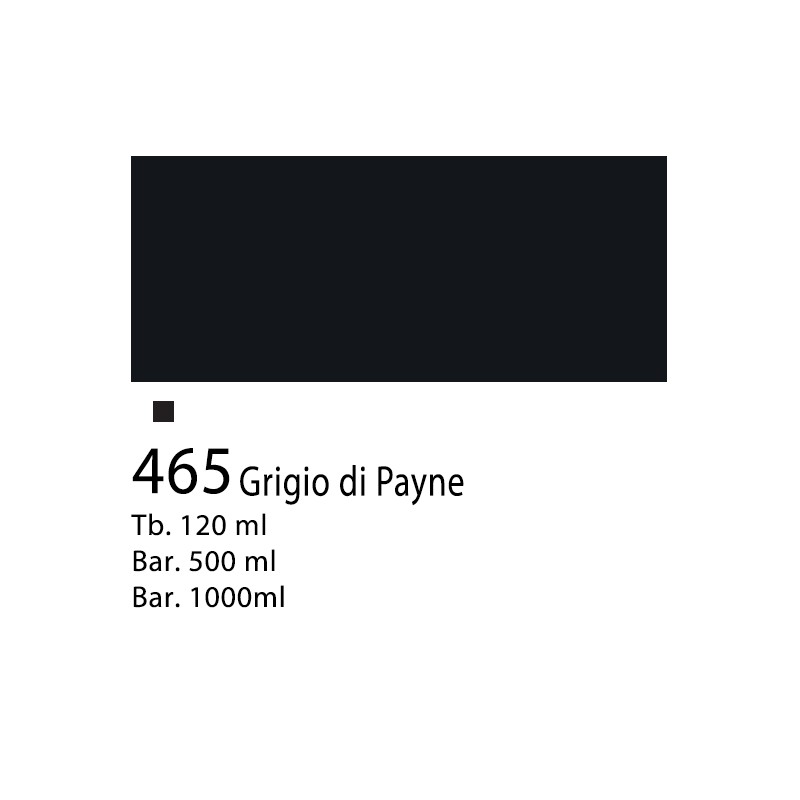 465 - Winsor & Newton Acrilico Galeria Grigio Di Payne