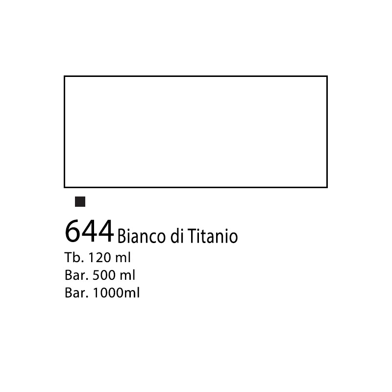 644 - Winsor & Newton Acrilico Galeria Bianco Di Titanio