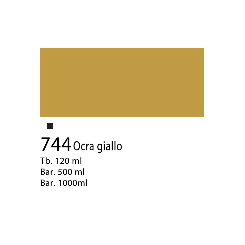 744 - Winsor & Newton Acrilico Galeria Ocra Giallo