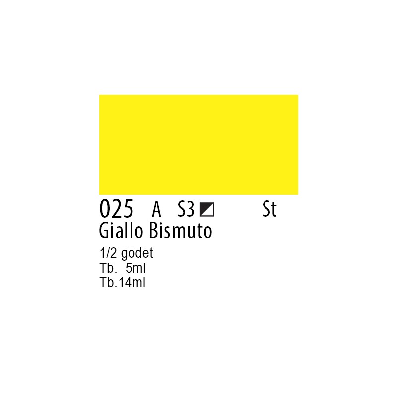 025 - Winsor & Newton Professional Giallo bismuto