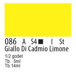 086 - Winsor & Newton Professional Giallo di cadmio limone