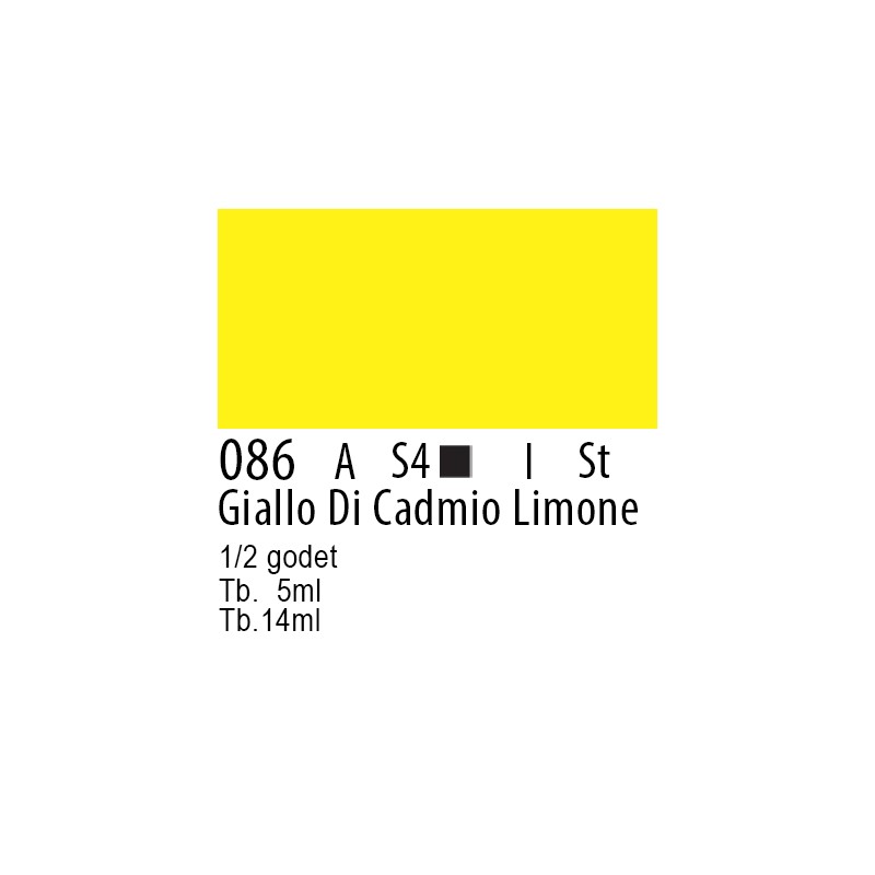 086 - Winsor & Newton Professional Giallo di cadmio limone