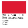 097 - Winsor & Newton Professional Rosso di cadmio scuro