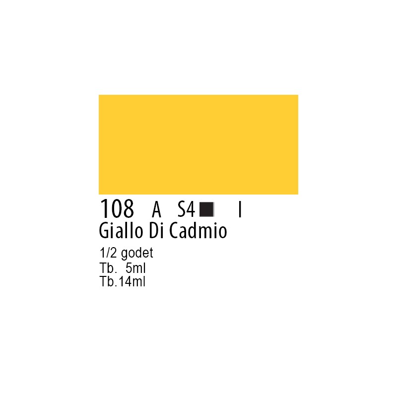 108 - Winsor & Newton Professional Giallo di cadmio