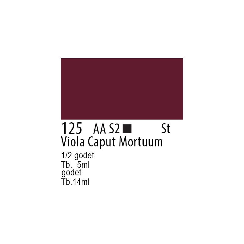 125 - Winsor & Newton Professional Viola caput mortuum