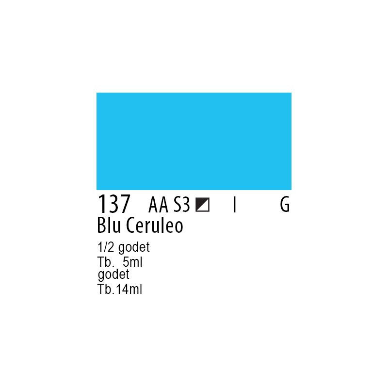 137 - Winsor & Newton Professional Blu ceruleo