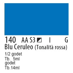 140 - Winsor & Newton Professional Blu ceruleo (tonalità rossa)