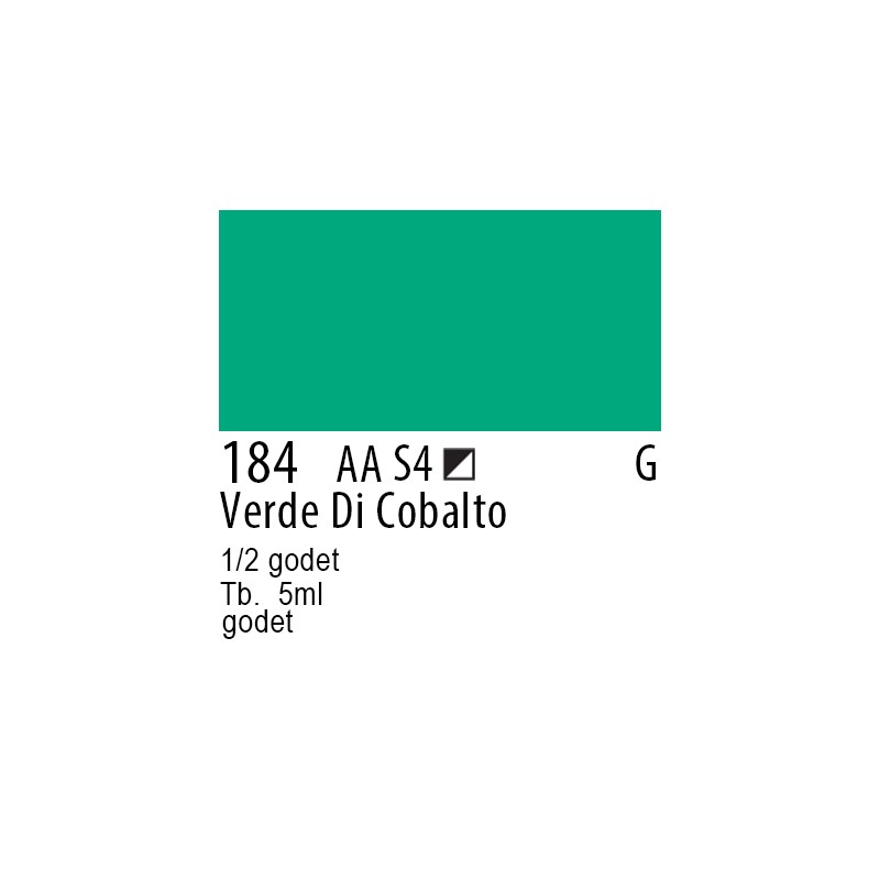 184 - Winsor & Newton Professional Verde di cobalto