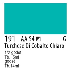 191 - Winsor & Newton Professional Turchese di cobalto chiaro