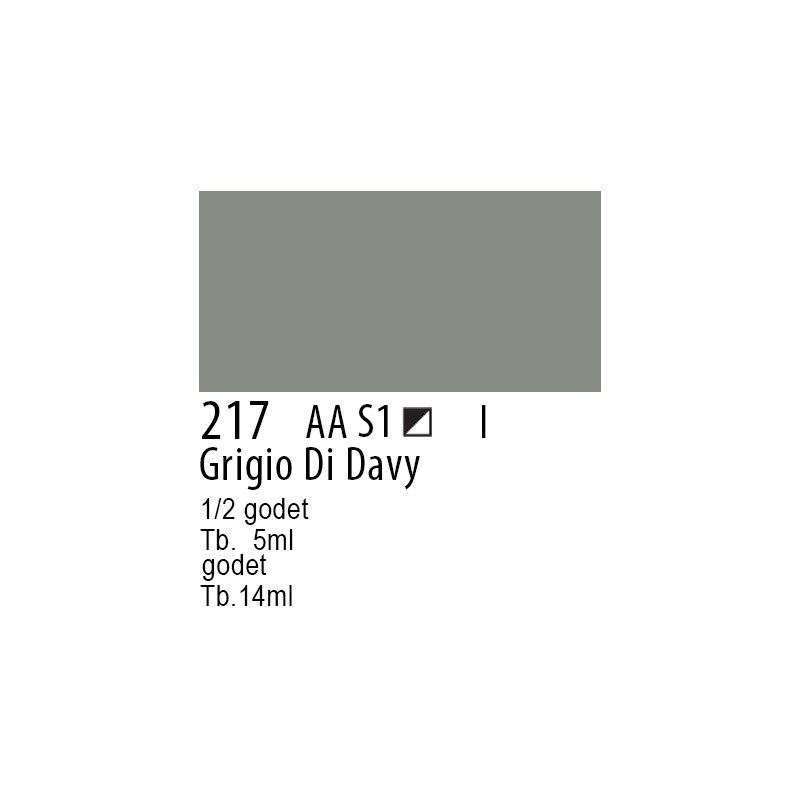 217 - Winsor & Newton Professional Grigio di Davy