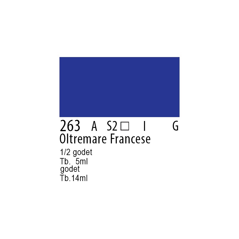 263 - Winsor & Newton Professional Oltremare Francese