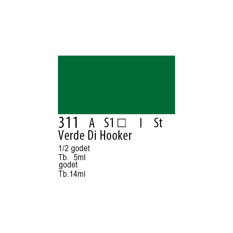311 - Winsor & Newton Professional Verde di Hooker