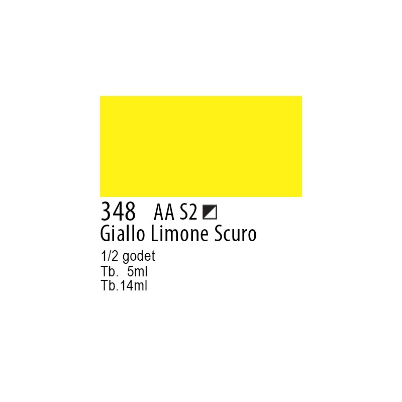 348 - Winsor & Newton Professional Giallo limone scuro