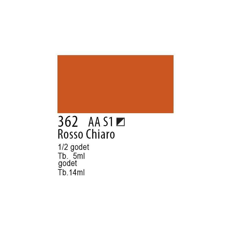 362 - Winsor & Newton Professional Rosso chiaro