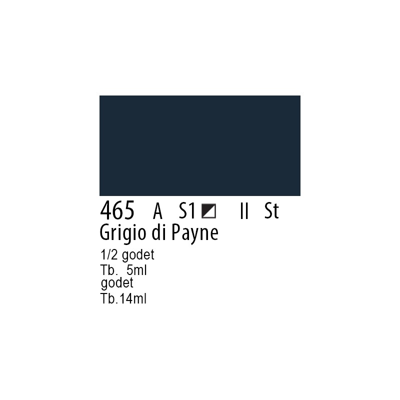 465 - Winsor & Newton Professional Grigio di Payne