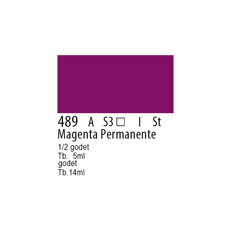 489 - Winsor & Newton Professional Magenta permanente