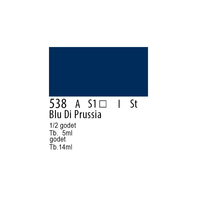 538 - Winsor & Newton Professional Blu di Prussia