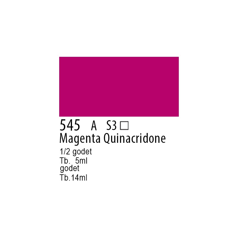 545 - Winsor & Newton Professional Magenta quinacridone