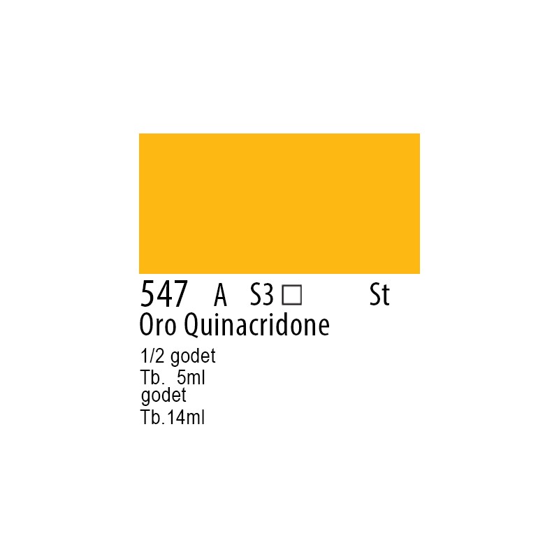 547 - Winsor & Newton Professional Oro quinacridone