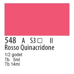 548 - Winsor & Newton Professional Rosso quinacridone