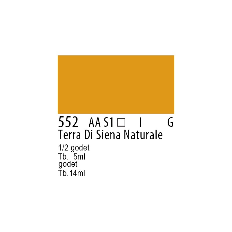 552 - Winsor & Newton Professional Terra di Siena naturale