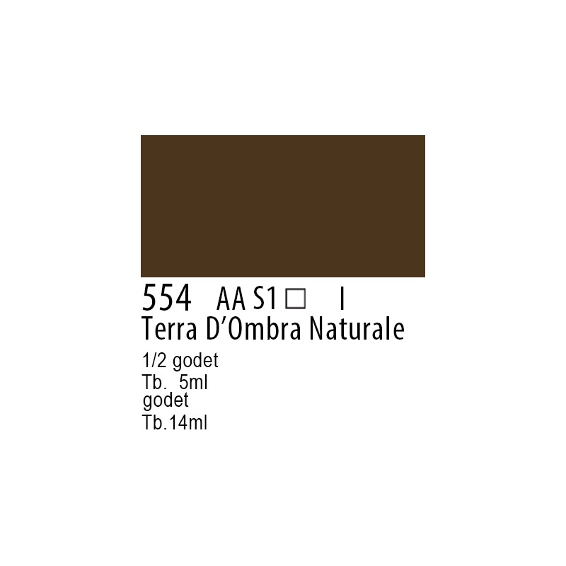 554 - Winsor & Newton Professional Terra d'ombra naturale