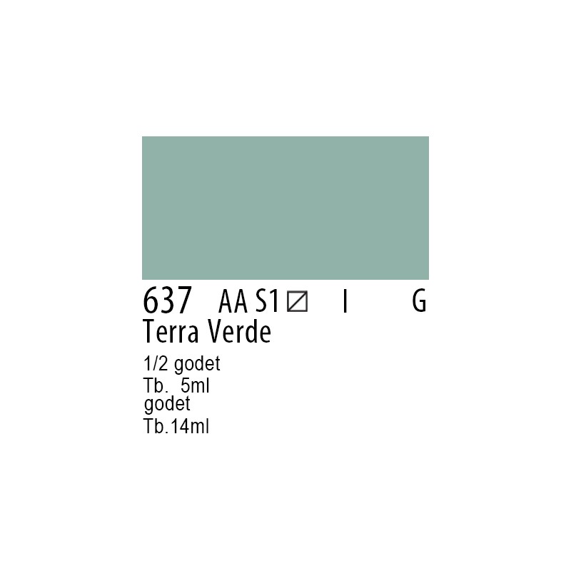 637 - Winsor & Newton Professional Terra verde