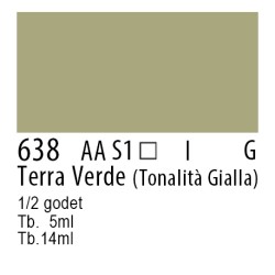 638 - Winsor & Newton Professional Terra verde (tonalità gialla)