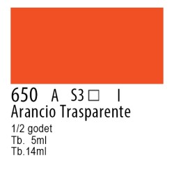 650 - Winsor & Newton Professional Arancio trasparente