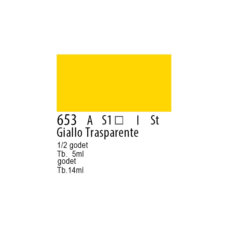 653 - Winsor & Newton Professional Giallo trasparente