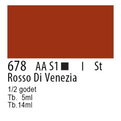 678 - Winsor & Newton Professional Rosso di Venezia