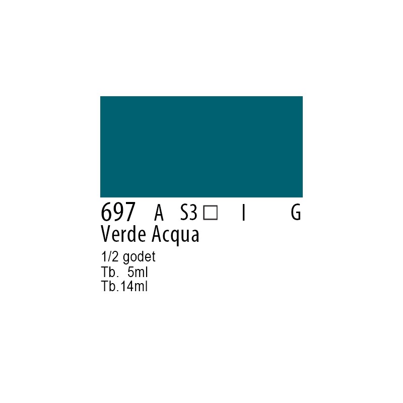 697 - Winsor & Newton Professional Verde acqua