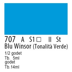 707 - Winsor & Newton Professional Blu Winsor (tonalità verde)