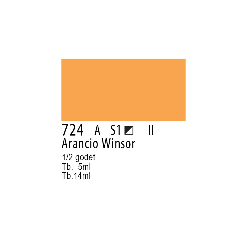 724 - Winsor & Newton Professional Arancio Winsor
