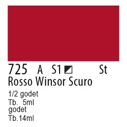 725 - Winsor & Newton Professional Rosso Winsor scuro