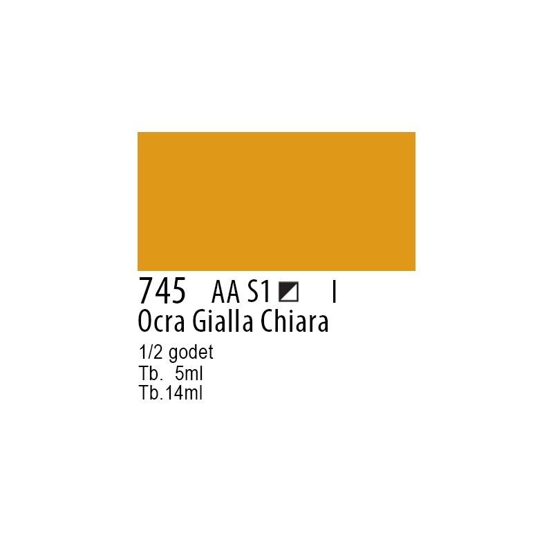 745 - Winsor & Newton Professional Ocra gialla chiara