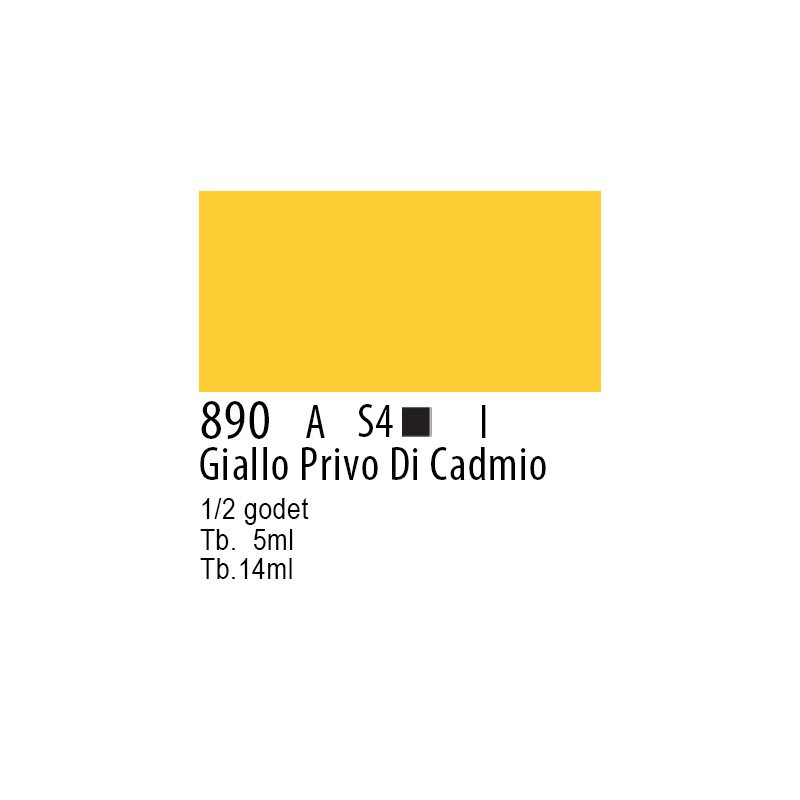 890 - Winsor & Newton Professional Giallo privo di cadmio